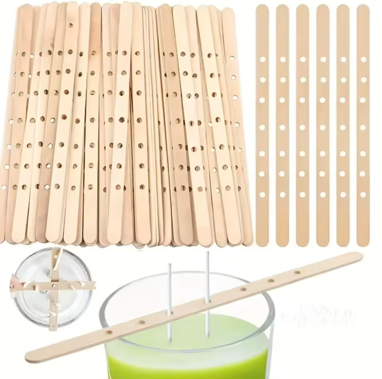 Soporte para pabilo (5 piezas)