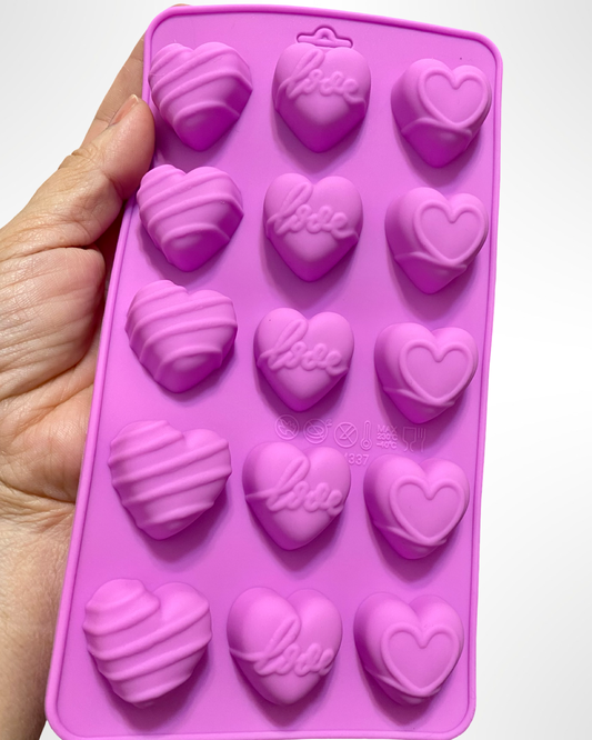 Corazones mini chocolatero