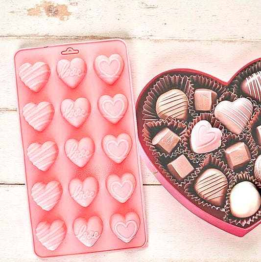 Corazones mini chocolatero