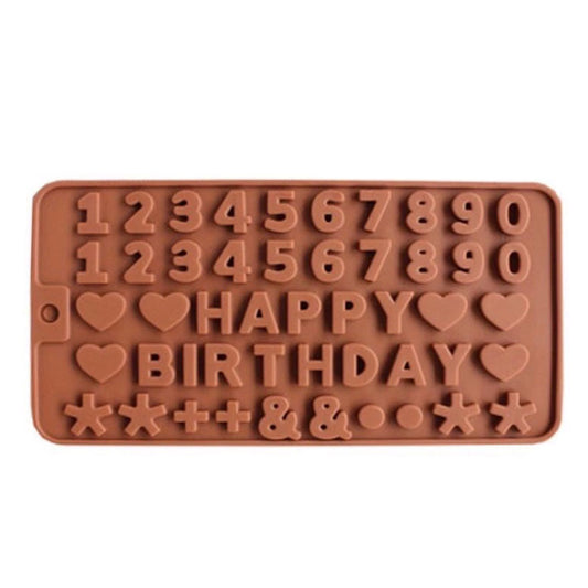 Números y happy birthday