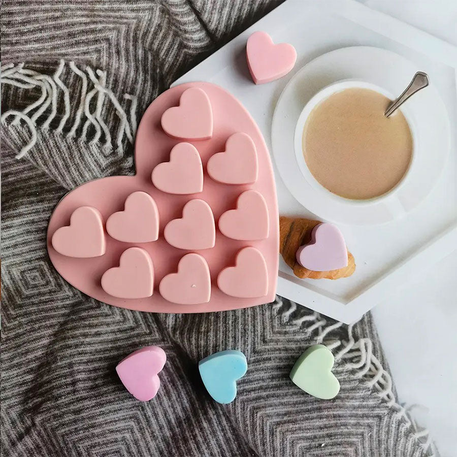 Corazon chico 10 cavidades