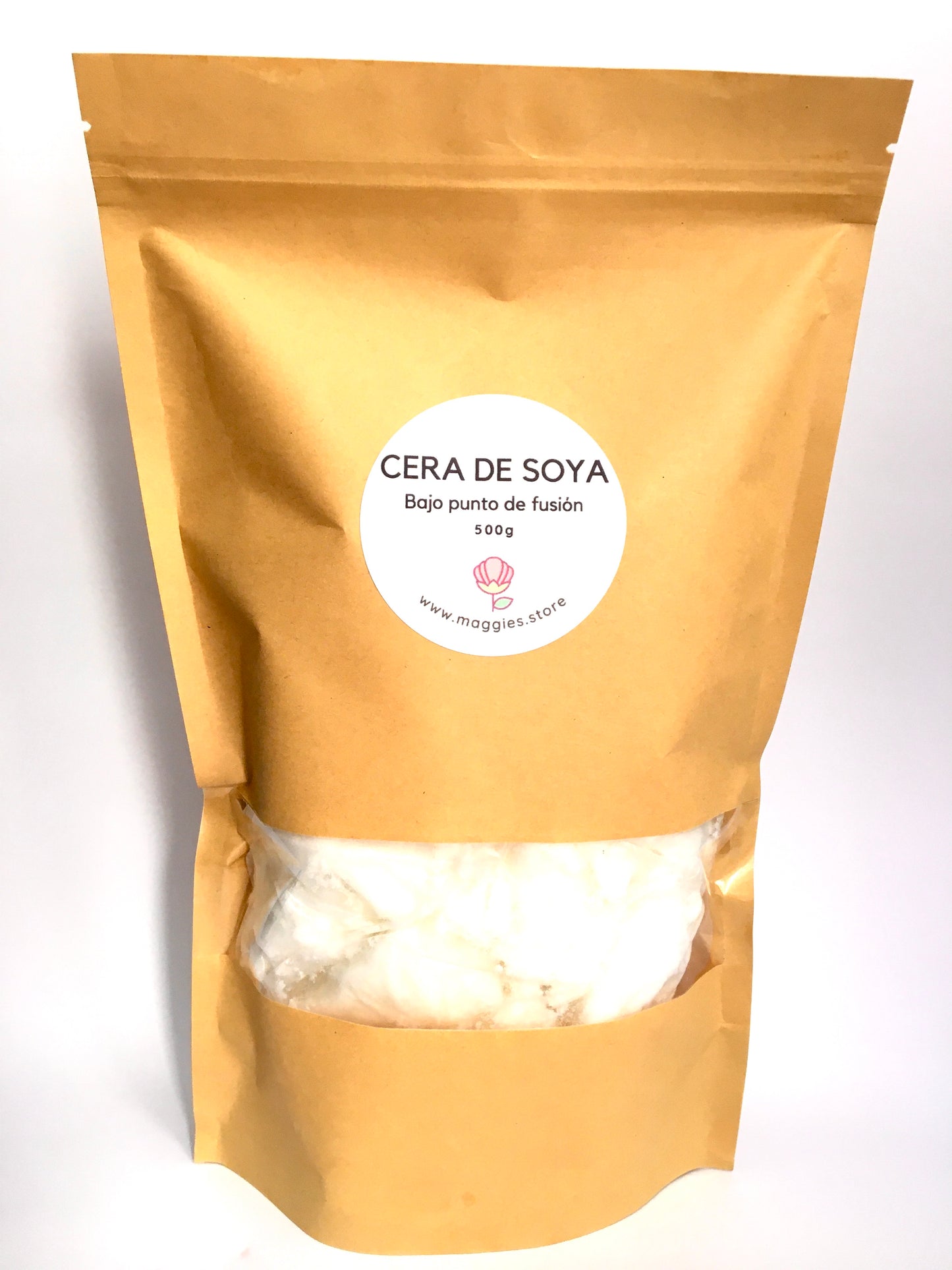 Cera de Soya punto de fusion 38-43 grados (BPF) 500 gm