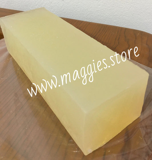 Jabon base de glicerina transparente 1 kg